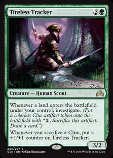 Tireless Tracker Shadows over Innistrad